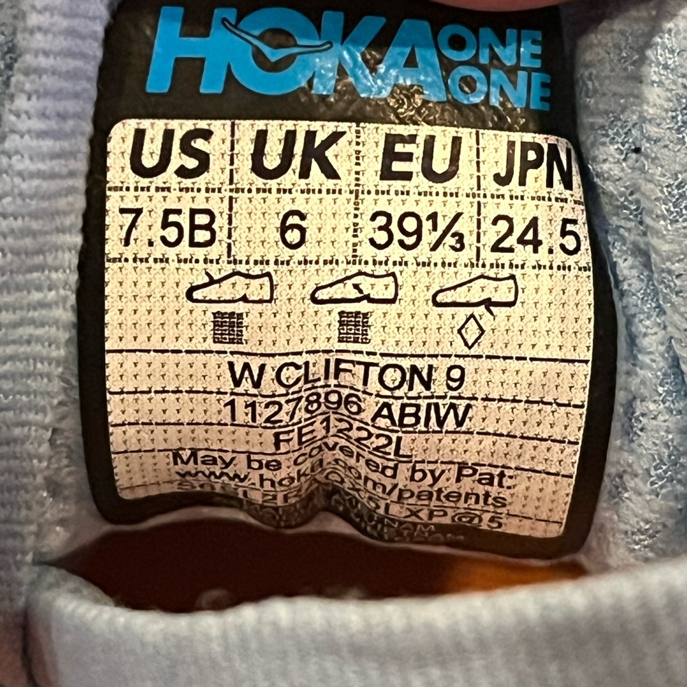 ⚠️SOLD⚠️ Hoka One One Clifton 9 - Women’s Size 9 - Picture 7 of 9
